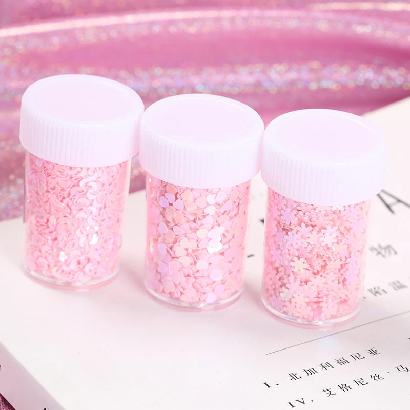 

Happy Monkey In Stock New 10g Colorful DIY Glitter Slime Accessories Toy Love Moon Shaped Slime Supplies Gift Toy For Kids Adult