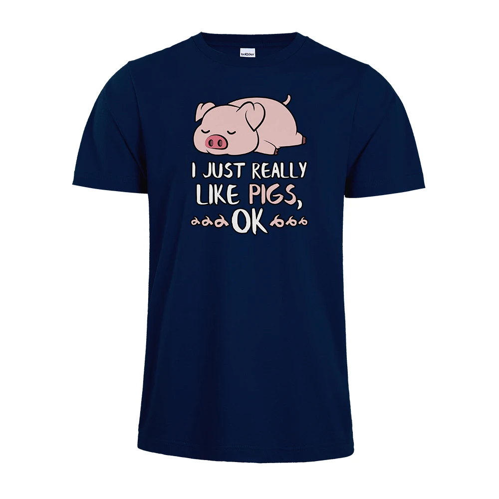 Футболка со Свинкой для девочек Футболка с забавным животным Pig Gifts Idea Милая рубашка со Свинкой футболка «lover» Винтажная футболка для фермы