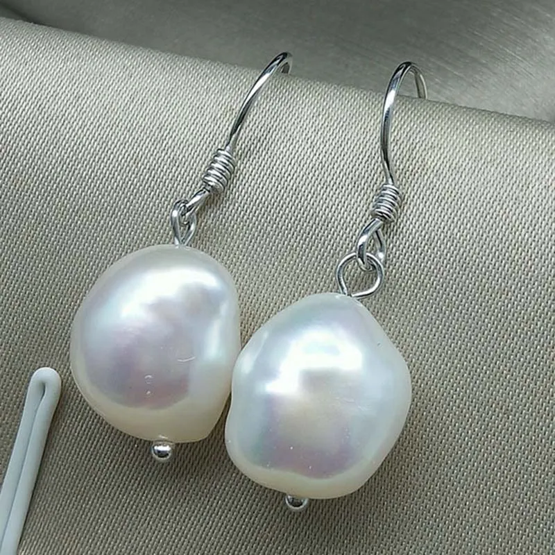 

2018 New Fashion Natural Pearl Drop Earrings Real Pearl Jewelry Earring for Women Gift