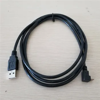 

USB 2.0 Type A Straight Head to Micro USB 90 Degree Up Elbow Data Extension Cable Male to Male Black 1.5M