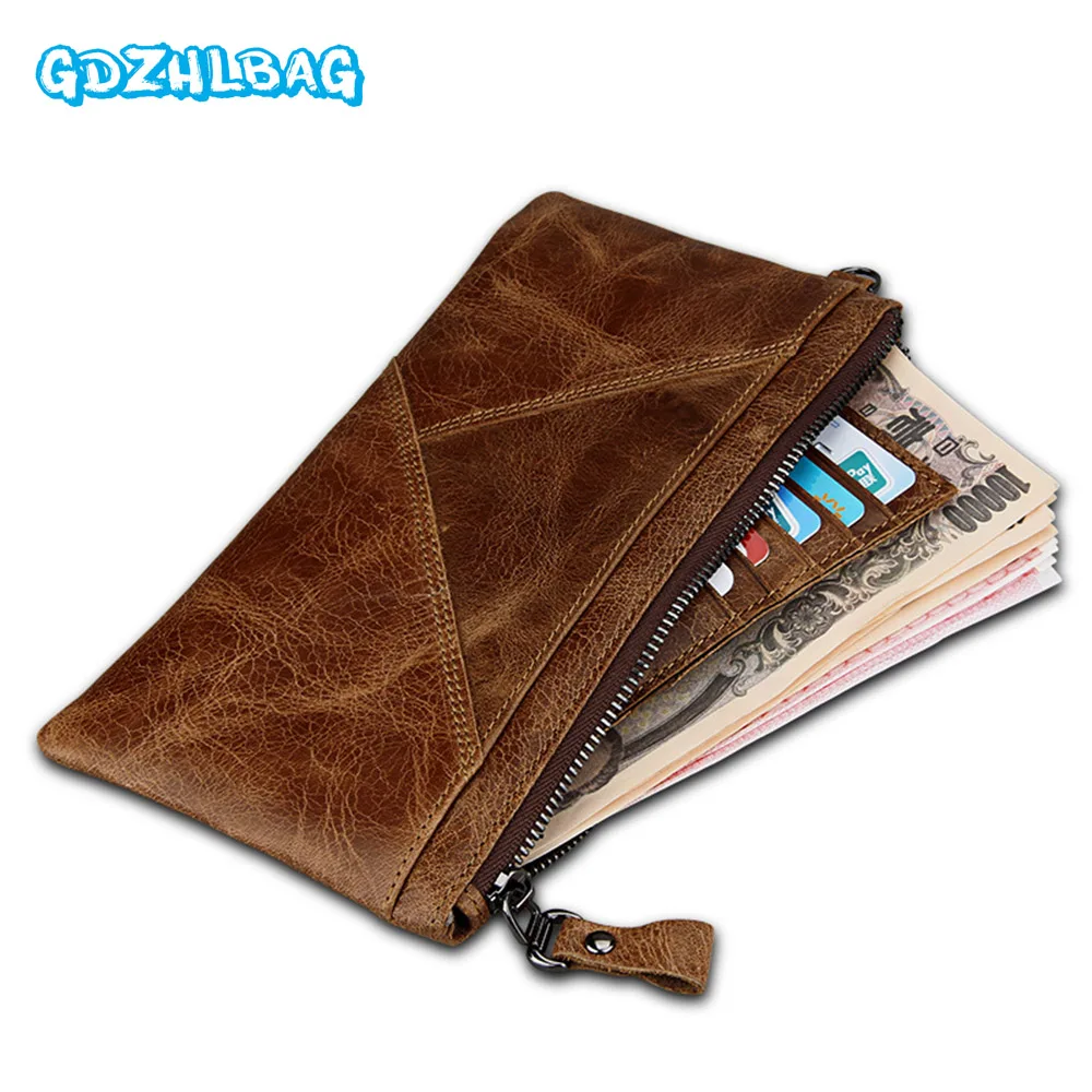 GDZHLBAG Rfid Wallet Men Credit Card Holders Leather Wallet Auto Car