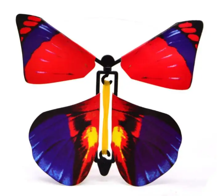 IWish 11x11 см Волшебные летающие игрушки трансформация муха бабочка реквизит трюки изменить руку Смешные Шутки Шутка мистический Забавный детский классический