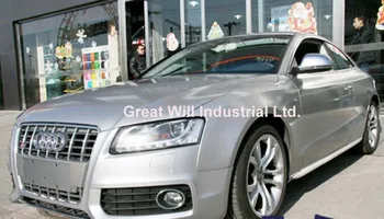 

Glossy Silver Vinyl Car Wrap Film Silver Glossy Foil Sticker Air Free Bubble Free Ship Size 1.52*30m/Roll