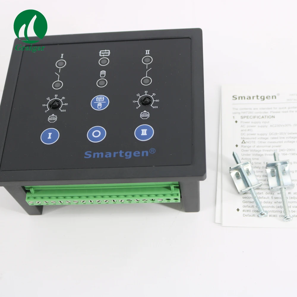 

Smartgen HAT260 Generator ATS Genset Controller Automatic Transfer Switch Control Module control generator to start