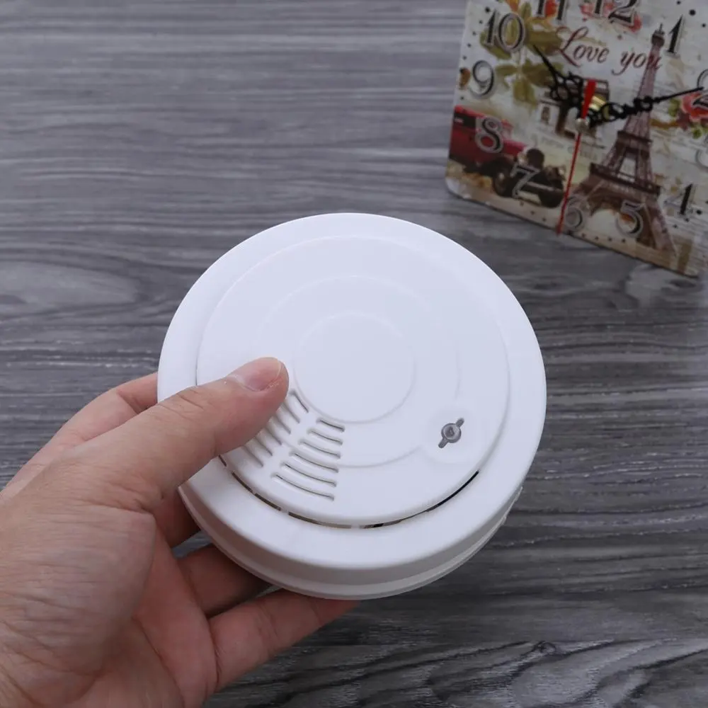 

Hot Home Security smoke detector alarm Portable High Sensitive Stable Independent alarm Smoke Detector Fire Alarm alone Sensor