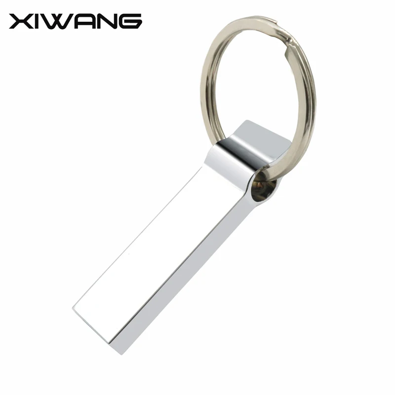 Key Ring USB Flash Drive 64GB 32GB 16GB 8GB Metal stainless steel Flash