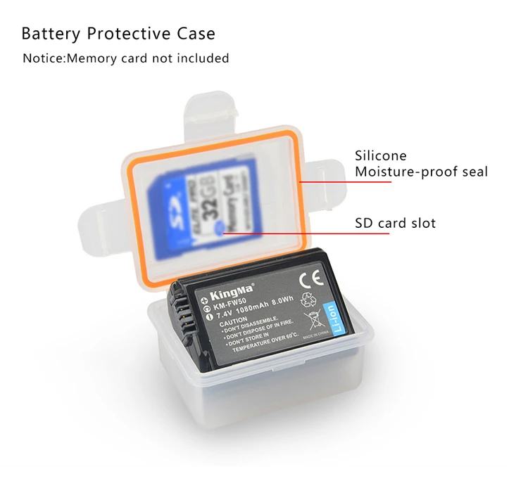KingMa Смарт ЖК-дисплей двойной Батарея Зарядное устройство и NP-FW50 для sony A6300 A6500 NEX-3 для детей 5, 6, 7, A5100 7Rm2 5100 QX1 RX10M2 фотоаппаратов моментальной печати 7S a7m2 A7r2 s2