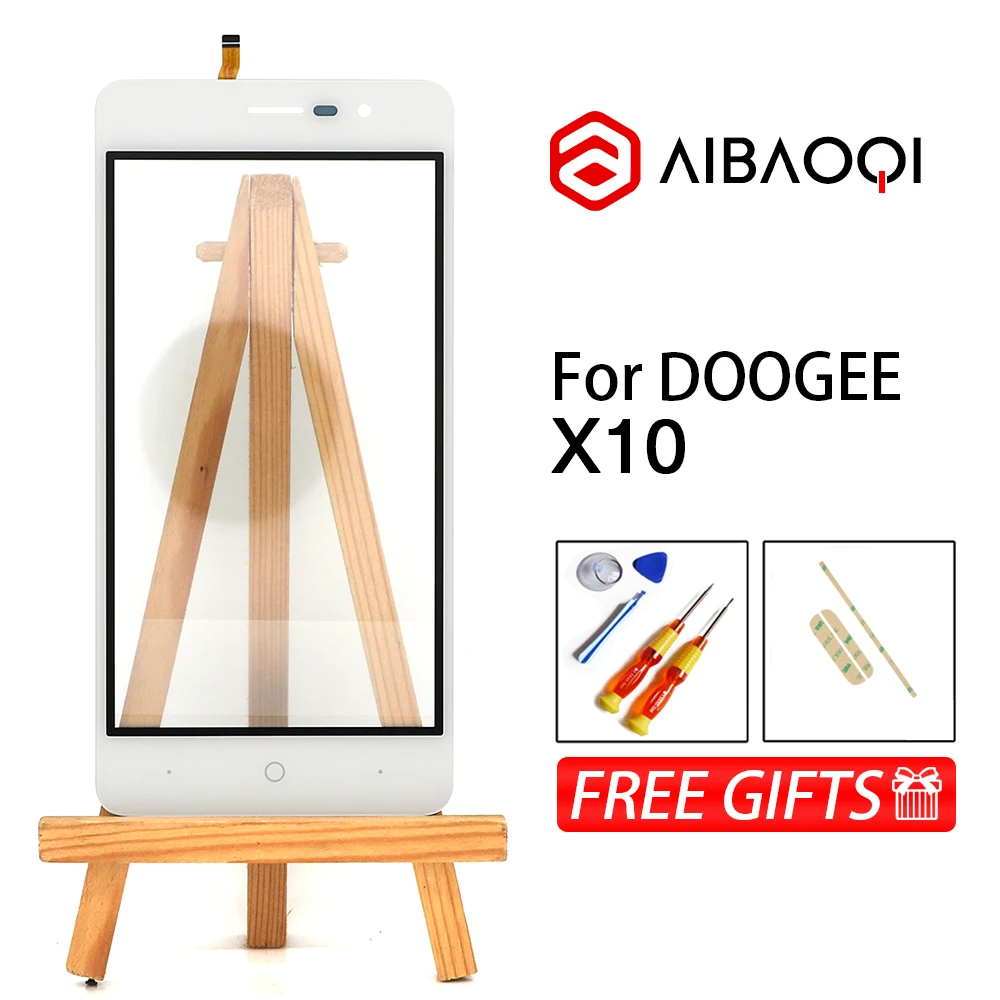 AiBaoQi Новый 5 0 дюймовый сенсорный экран в сборе замена для телефона модели Doogee X10 |