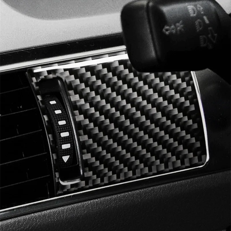 

Carbon Fiber Car Dashboard Keyhole Frame Cover Trim For Audi A6 C5 C6 2005-2011 LHD Interior Air Vent Panel Decorative Stickers
