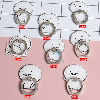 

Wholesale 360 Degree Universal Metal Finger Ring cute Funny Mobile Phone Smartphone Stand Holder Car Mount Stand #5705