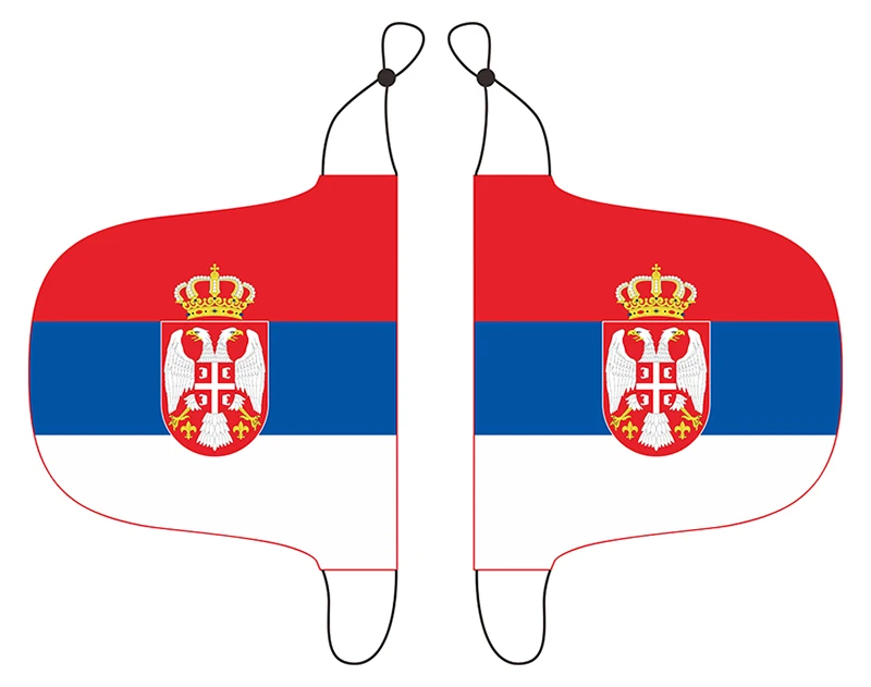 

Serbia flag car mirror cover (set of 2) flag sock