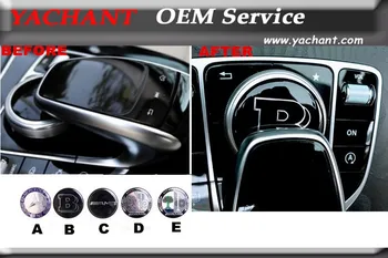 

Free Shipping Car-Styling Center Console Panel Cover Stickers Fit For A B E GLK GLA CLA ML GL Class AMGInterior Trim Accessories