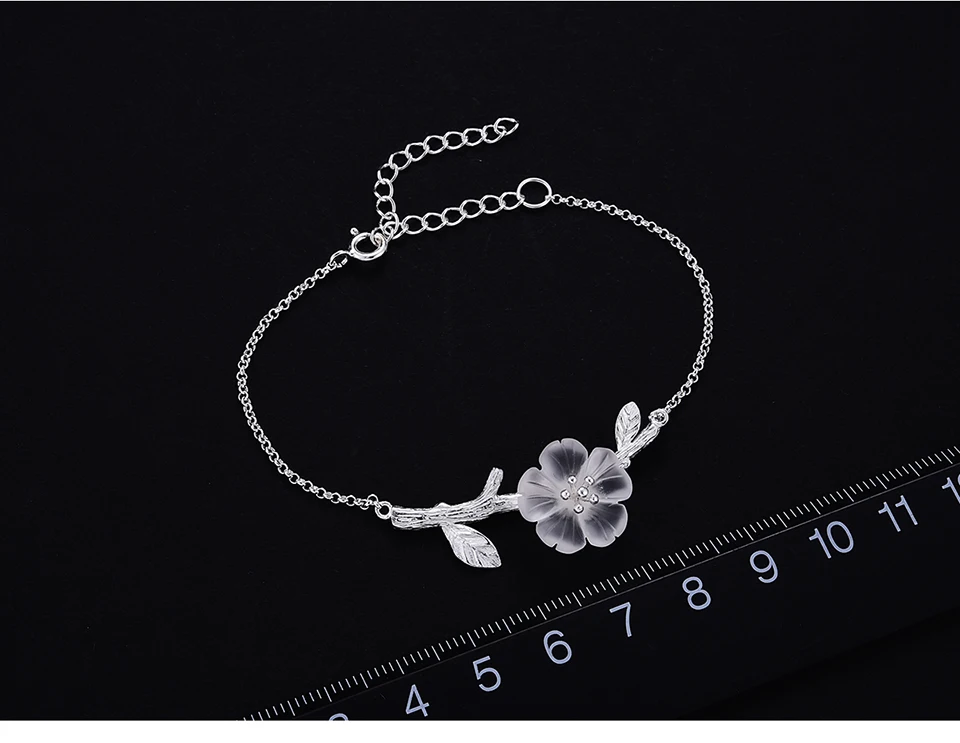 flower crystal bracelet