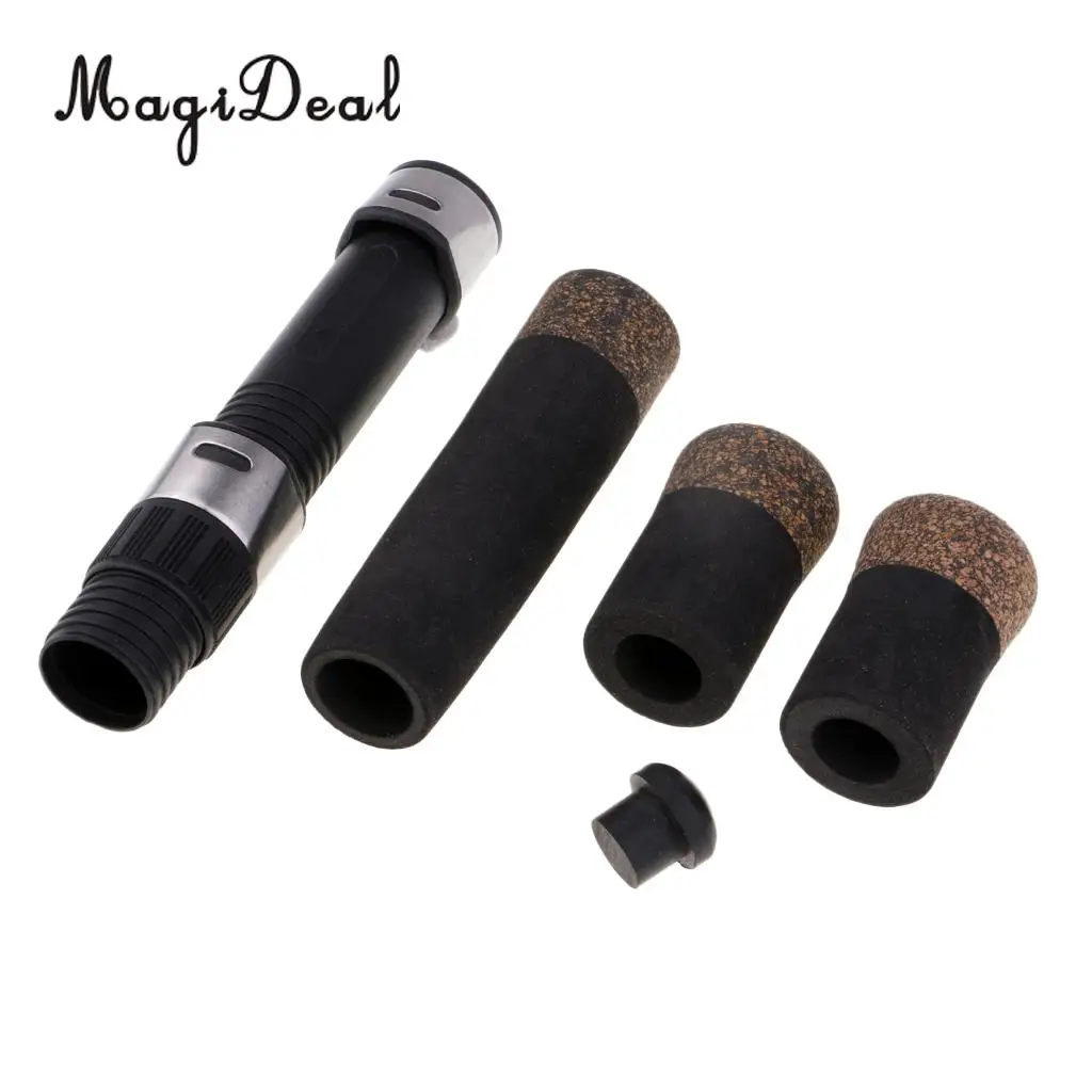 Casting Fishing Rod Building or Repair Black EVA Handle Grip and Reel Seat