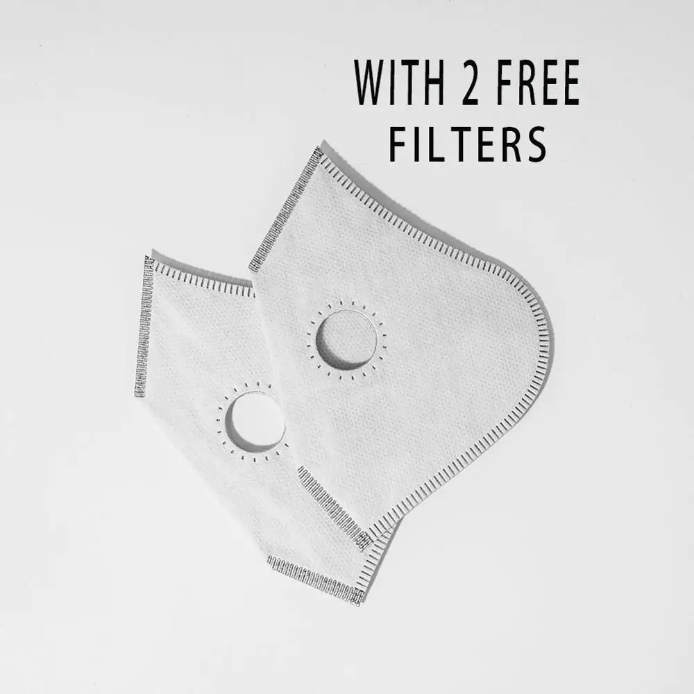 Motion filter mask Модная маска для лица с фильтром, дыхательная маска с клапаном, дышащая маска против запотевания для мужчин и женщин, N95 маска для лица kpop, стильная - Цвет: Motion filter mask