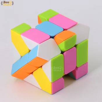 

Fisher Cube Magic Cube Change Irregularly Jinggang Speed Cube Stickerless 3x3x3 Colorful Body Cube Educational Toys For Children