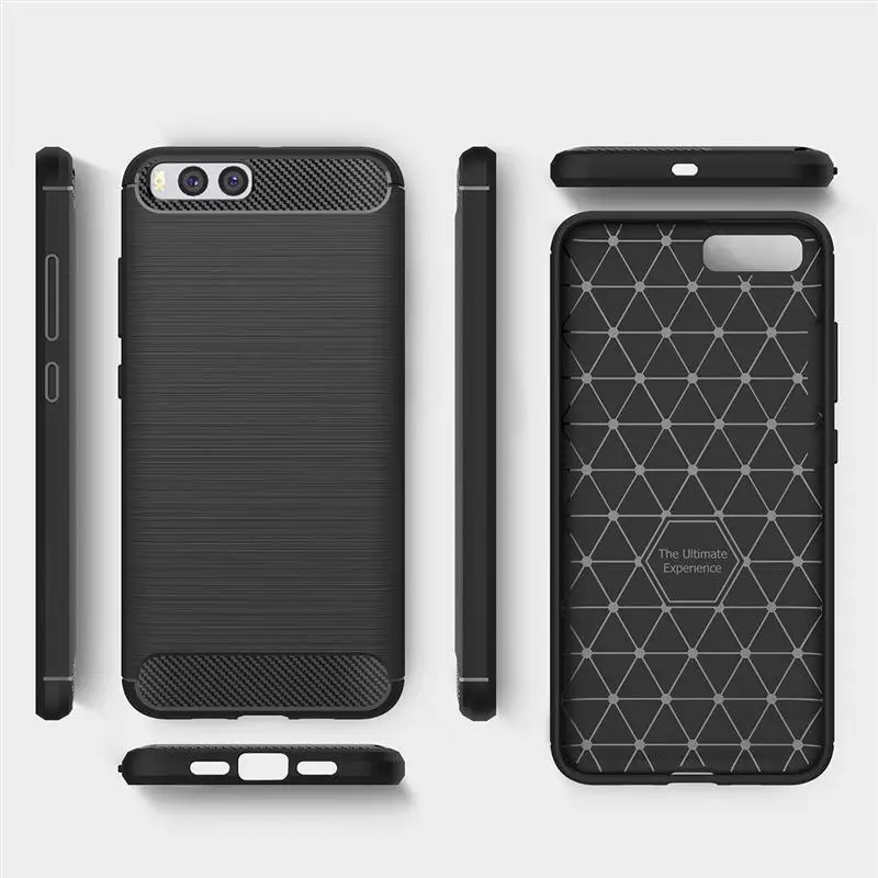 For Xiaomi Mi 6 Case Carbon Fiber Resilient [Drop Protection] [Anti-Scratch] Rugged Armor Cover Cases | Мобильные телефоны и