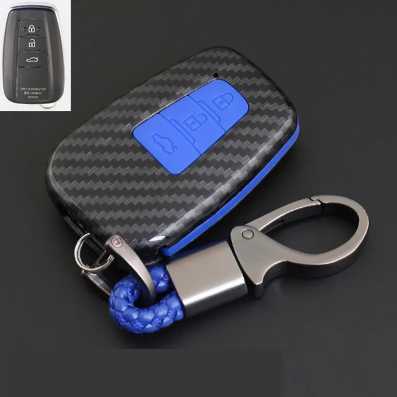 New-ABS-Carbon-Fiber-Shell-Silicone-Cover-Remote-Key-Holder-Fob-Case-KeyChain-For-Toyota-Camry.jpg_640x640 (5)