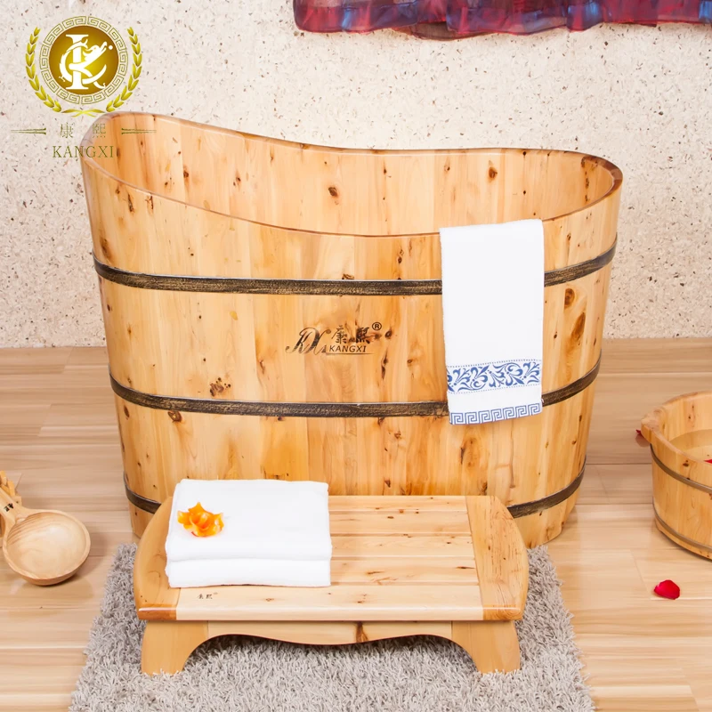 Cedar wood bath barrel tub bath bucket spa bath bucket portable spa