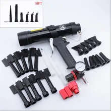 Волновой узор, стеклянный шприц, набор пластиковых соплов, инструмент 310 мл, автомобильный листовой металл, пневматический клеевой пистолет, оборудование, силиконовый герметик, инструмент