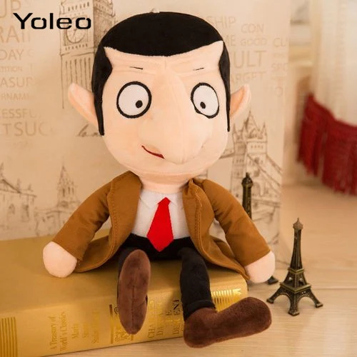 30cm Mr Bean Teddy Bear Plush Toys Movie Mr.Bean Cute Kawaii Stfuffed Toys for Children Birthday Present Gifts