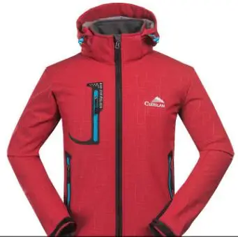 

New Fishing Charge Jacket Soft Shell Clothing Wind And Waterproof Warm Multi-color Hooded Fishing Hiking Outdoor Sports Shirts