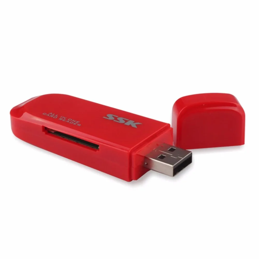 ССК scrm060 все-в-1 USB2.0 Card Reader супер Скорость чтения нескольких карт памяти для ноутбук smart usb card reader