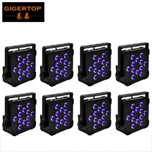 TP-G3045-Wifi Железный корпус 12x18 Вт RGBWA UV светодиод Par64 свет дешевая цена сценический светодиодный банок 6/10DMX беспроводной 2,4G Управление срабатыванием