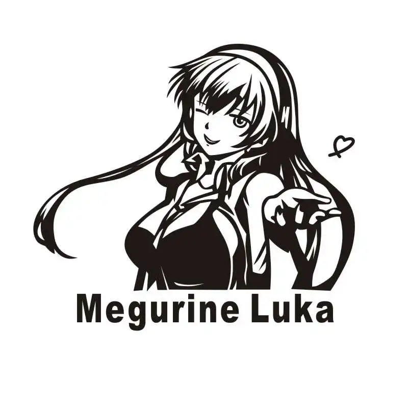 Dctal Anime Megurine Luka Hatsune Miku Decal Cartoon Car Sticker Vinyl Wall Stickers Decor Home Decoration