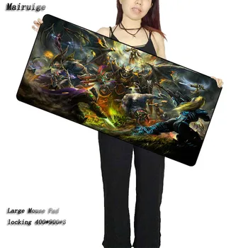

Mairuige DOTA2 900*400*3mm Laptop Gaming Mouse Pad Locking Edge Mousepad Mat For LOL CS GO Mouse Mice Pad For Game Player Gift
