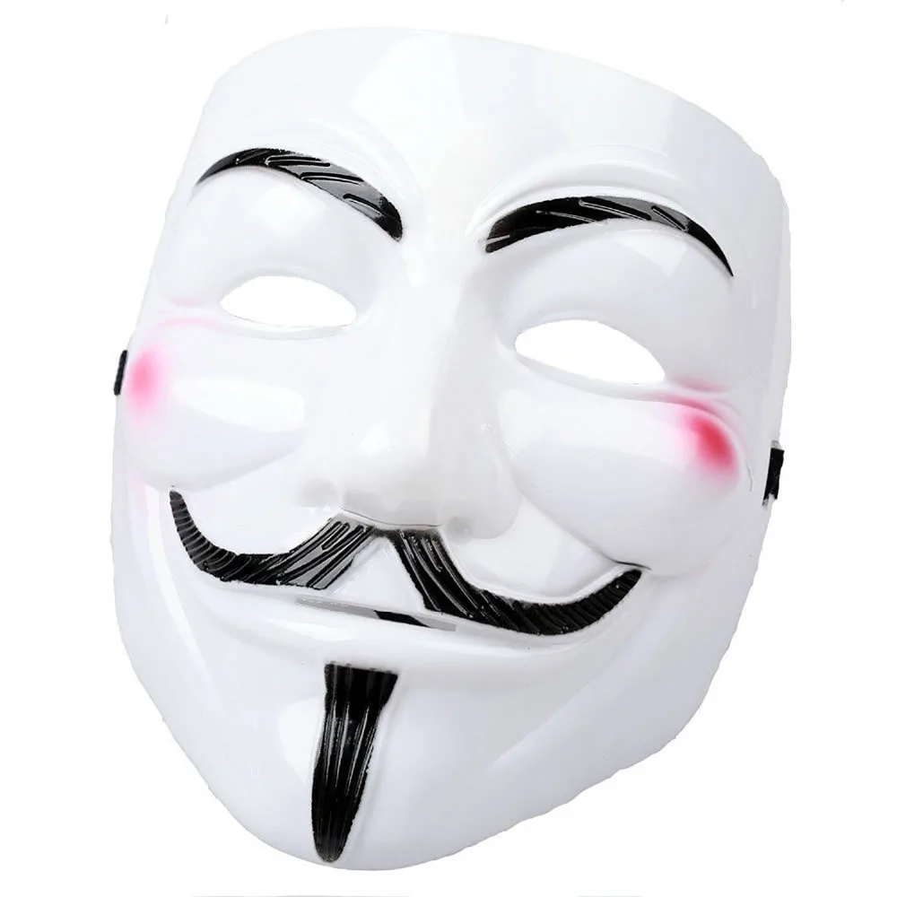 FANLUS V for Vendetta Anonymous Guy Fawkes Resin Fancy Cool Costume Cosplay Mask for Parties, Carnivals (1)