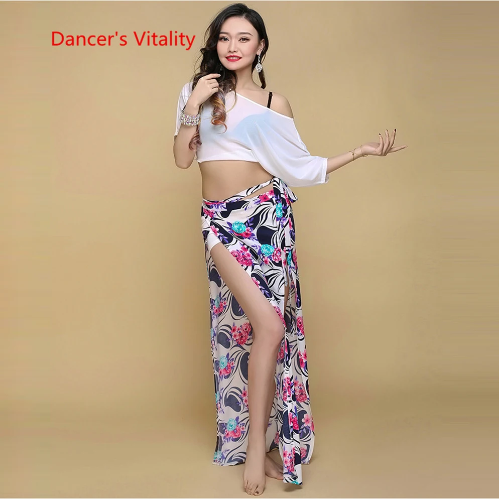 Сексуальная сетка восточный танец живота конкурс топы костюм для женщин танец живота индийские танцы цветочные юбки одежда одежда