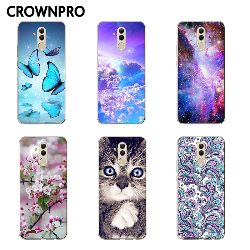 

CROWNPRO Funda Huawei Mate 20 Lite Case Cover Soft Silicone Coque Huawei Mate 20 Lite Cover TPU Case Huawei Mate 20 Lite Capa