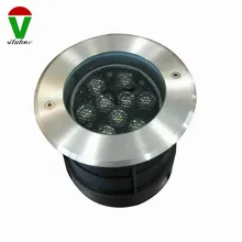 DHL 4 шт./лот, AC86V~ 265 В или DC12-24V Регулируемый 9 Вт светодиодный Похоронен огни светодиодный подземный свет