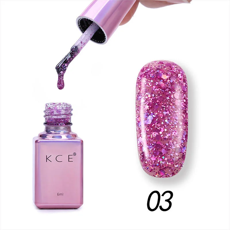 

Glitter Sequins Nail Gel Polish Uv Led Nail Gel Sparkle 6ml Charming Nail Salon