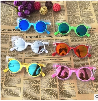 

Steampunk Kids Sunglasses Goggle Plastic Sunglasses Boys Girls Baby Child Classic Retro Cute Sun Glasses