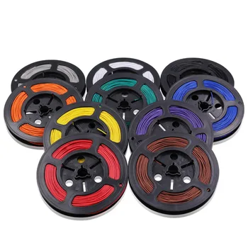 

20 meters 65.6 ft UL 1007 24 AWG 10 colors Can choose Cable Tinned copper Wire DIY Electronic wire Outer diameter 1.4mm