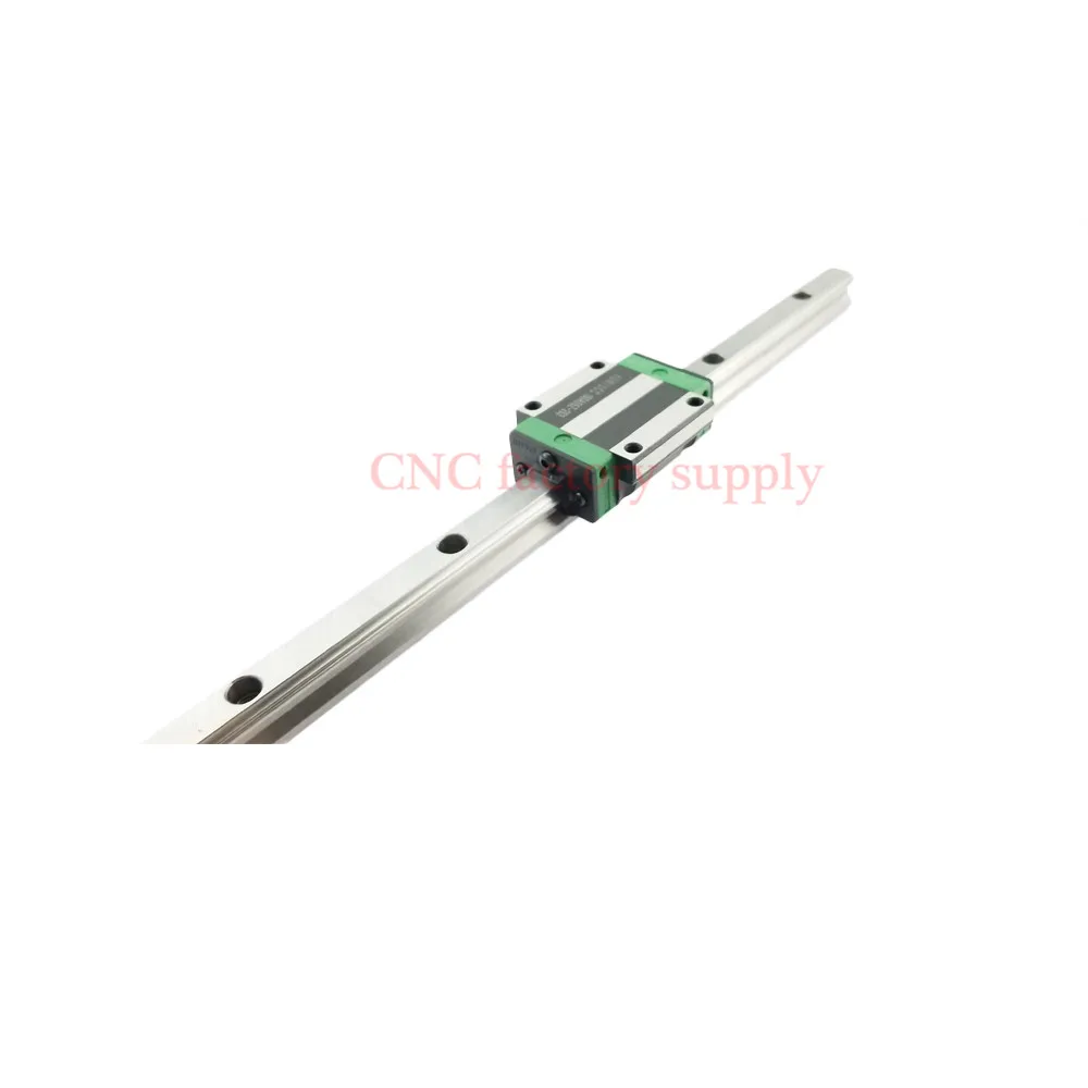 Запчасти для 3D печати ЧПУ линейная направляющая 1 шт. HGR20 L 100mm + HGH20CA карета HGH20HA HGW20CA