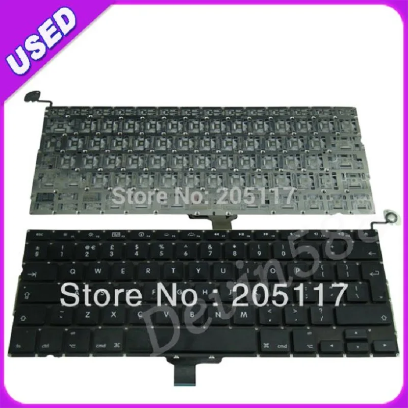 

Laptop Keyboard For Macbook Pro unibody 13.3'' A1278 UK KEYBOARD,100% WORKING !