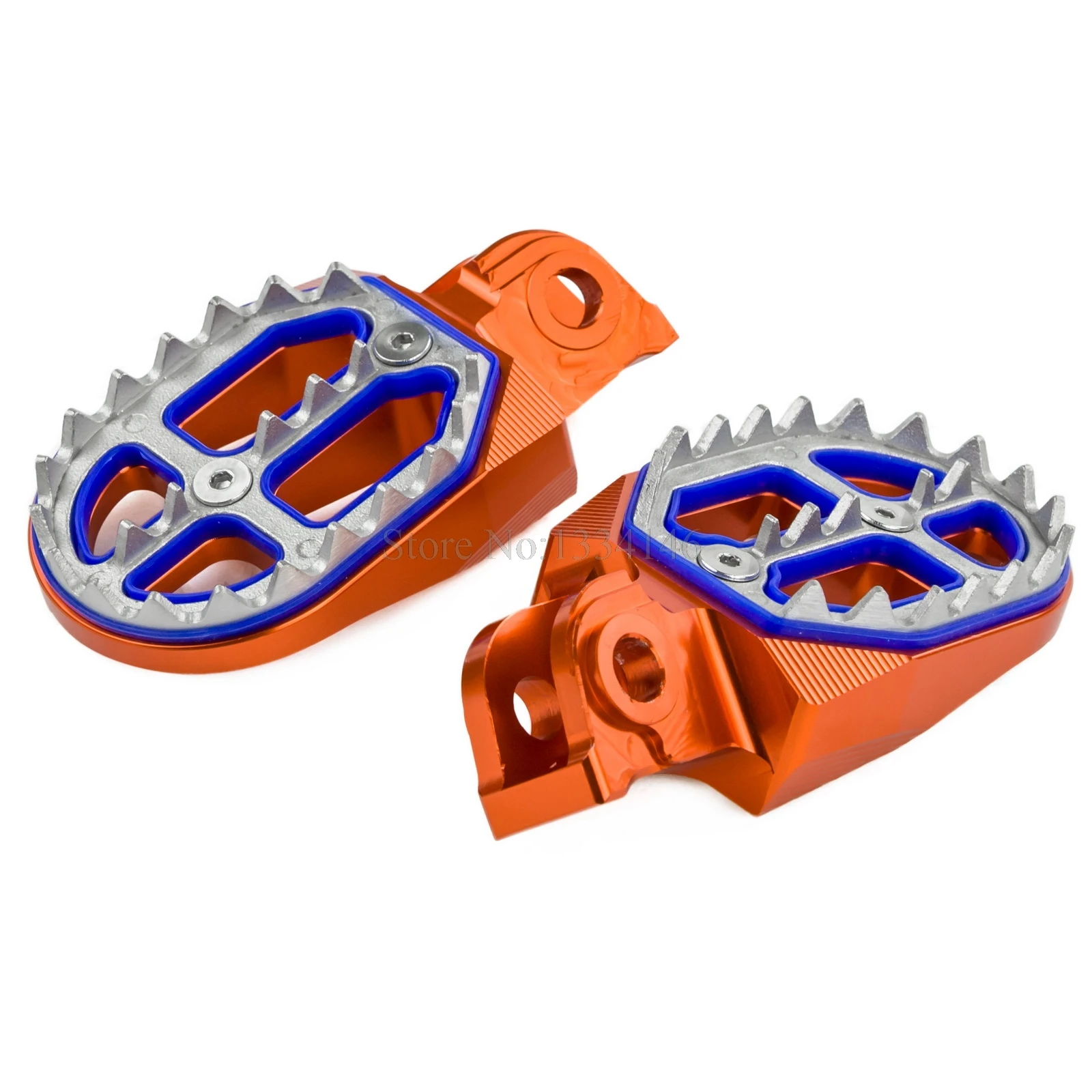 Wide Foot Pegs Motorcycle Footrests For KTM SX SXF EXC EXCF SMR SXC SMC