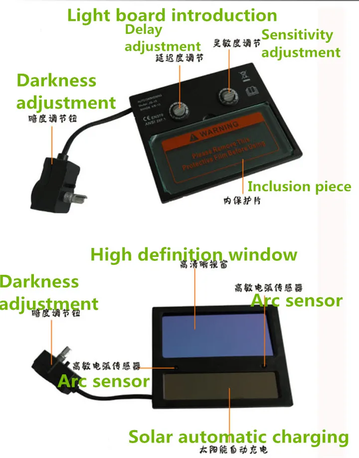 Aldismala Eagle Solar Auto Darkening MIG MMA Electric Welding Mask/Helmet/Welding Lens for Welding Machine or Plasma Cutter Aldismala Eagle Solar Auto Darkening MIG MMA Electric Welding Mask/Helmet/Welding Lens for Welding Machine or Plasma Cutter