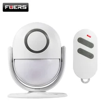 Fuers Беспроводной PIR Сенсор стробоскоп охранной сигнализации ночник удаленного Управление Офис сигнализации Системы магазин запись Добро пожаловать дверной звонок