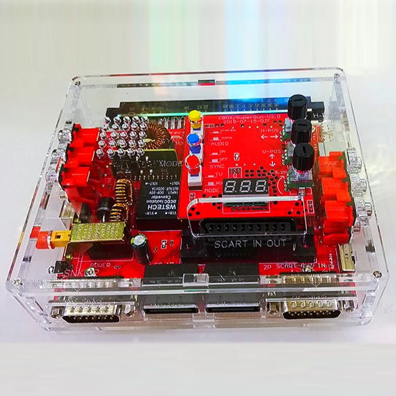 V2 Super Gun JAMMA CBOX конвертер плата для SNK D15P джойстика и Saturn геймпад любого PCB Pandora box MVS