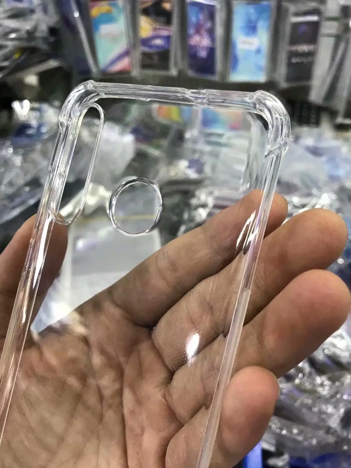 100 шт./лот противоударный прозрачный ТПУ чехол для huawei Honor 10i 20i Lite P Smart Plus Enjoy 9S противоударный мягкий чехол