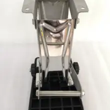 Нержавеющая сталь подвесной мотор Монтажный кронштейн для двигателя под 25HP мотор вес 60 кг черный коврик XM070054