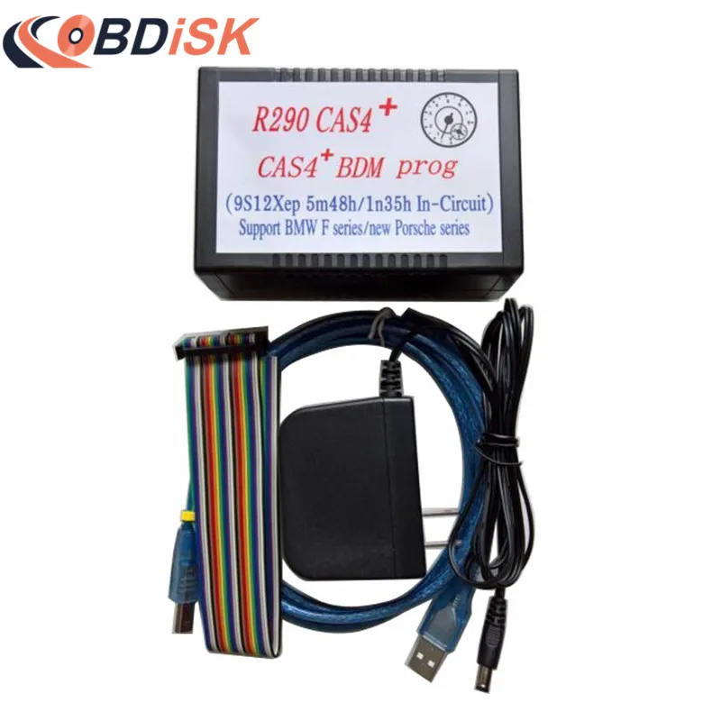 R290 CAS4 + BDM программист для BMW поддерживает последние и Porsche Motorola MC9S12XEP100 чип (5M48H/1N35H) |