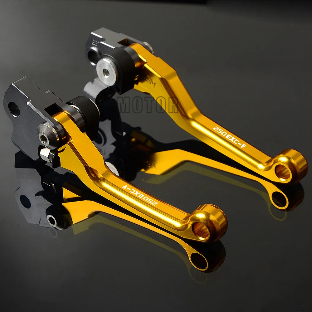 Для KTM 250EXC-F 2005- 250 EXC-F EXCF EXC F CNC алюминиевый мотоцикл DirtBike Байк Кроссовый поворотный тормозной клатч рычаги - Цвет: GL 250EXC-F 2005