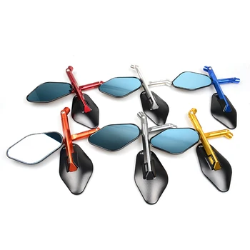 

for 1Pair Universal Motorcycle CNC Aluminium Backup Rearview Mirrors accessories mirror For yamaha fz8 2011 fz6 fz6n fz6s fazer