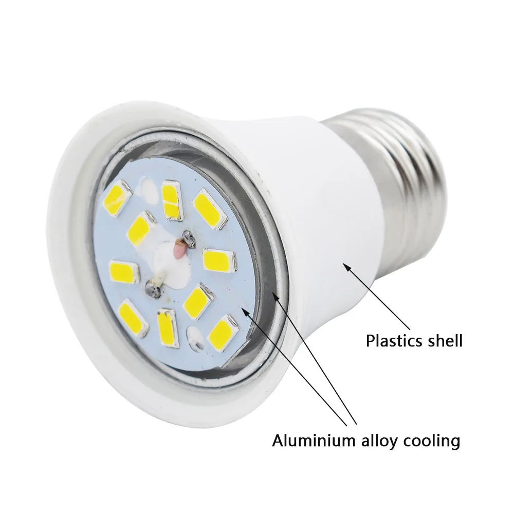 ANBLUB 1 шт. светодиодный светильник E27 3 Вт 5 Вт 7 Вт 9 Вт AC 85-265 в супер яркий алюминиевый охлаждающий светодиодный светильник с регулируемой яркостью