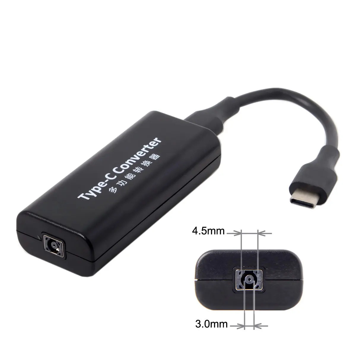 Zihan разъем 4 5*3 0 мм HP Dell вход постоянного тока в USB C Type зарядный кабель 45 Вт для Macbook